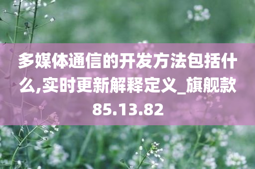 多媒体通信的开发方法包括什么,实时更新解释定义_旗舰款85.13.82