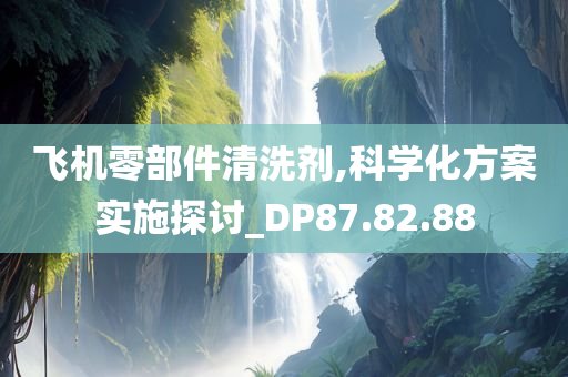 飞机零部件清洗剂,科学化方案实施探讨_DP87.82.88