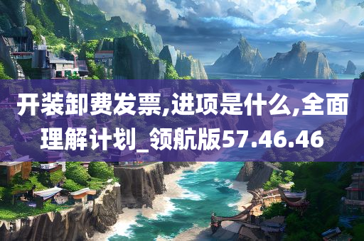 开装卸费发票,进项是什么,全面理解计划_领航版57.46.46