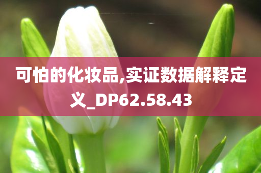 可怕的化妆品,实证数据解释定义_DP62.58.43