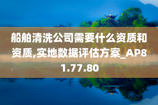 船舶清洗公司需要什么资质和资质,实地数据评估方案_AP81.77.80