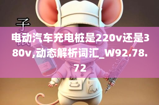 电动汽车充电桩是220v还是380v,动态解析词汇_W92.78.72