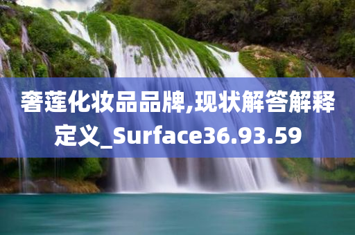 奢莲化妆品品牌,现状解答解释定义_Surface36.93.59