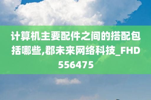 计算机主要配件之间的搭配包括哪些,郡未来网络科技_FHD556475