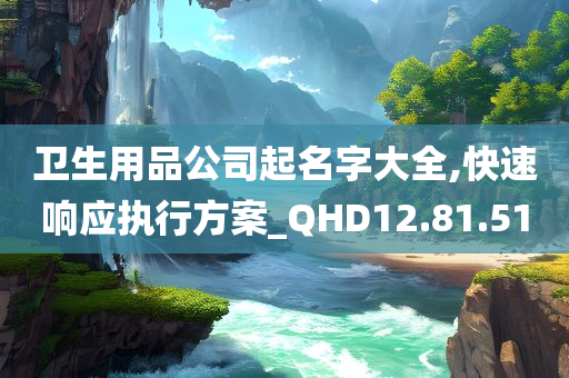 卫生用品公司起名字大全,快速响应执行方案_QHD12.81.51