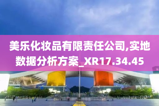 美乐化妆品有限责任公司,实地数据分析方案_XR17.34.45