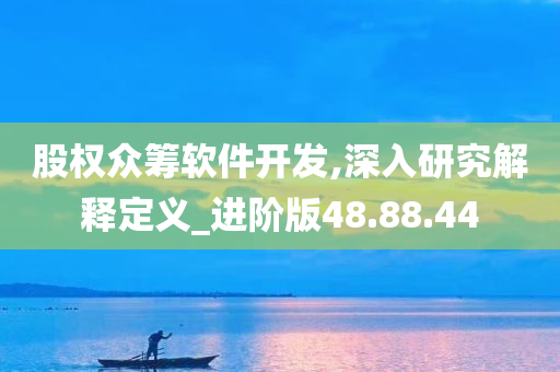 股权众筹软件开发,深入研究解释定义_进阶版48.88.44