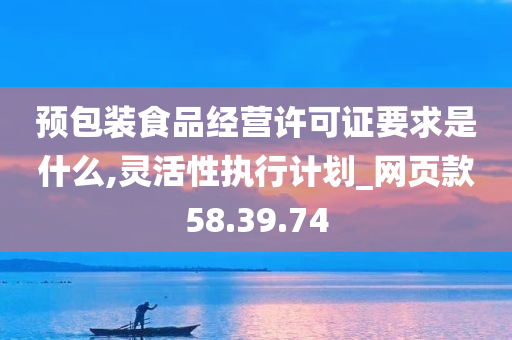 预包装食品经营许可证要求是什么,灵活性执行计划_网页款58.39.74