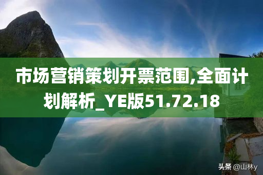 市场营销策划开票范围,全面计划解析_YE版51.72.18