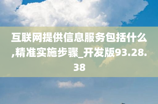 互联网提供信息服务包括什么,精准实施步骤_开发版93.28.38