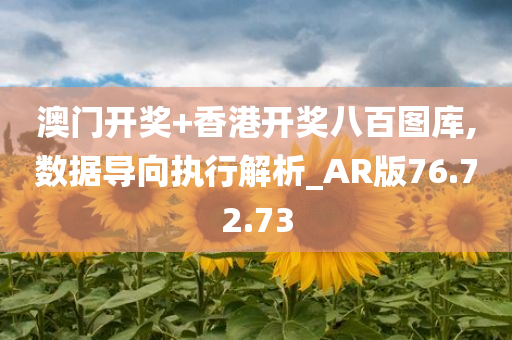 澳门开奖+香港开奖八百图库,数据导向执行解析_AR版76.72.73