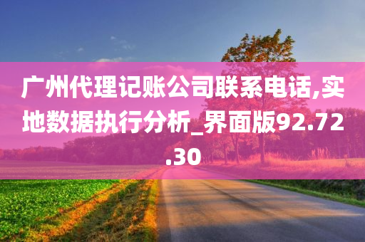 广州代理记账公司联系电话,实地数据执行分析_界面版92.72.30