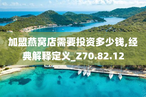 加盟燕窝店需要投资多少钱,经典解释定义_Z70.82.12