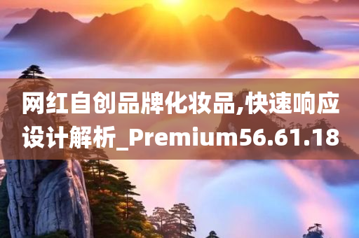 网红自创品牌化妆品,快速响应设计解析_Premium56.61.18