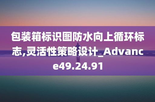 包装箱标识图防水向上循环标志,灵活性策略设计_Advance49.24.91