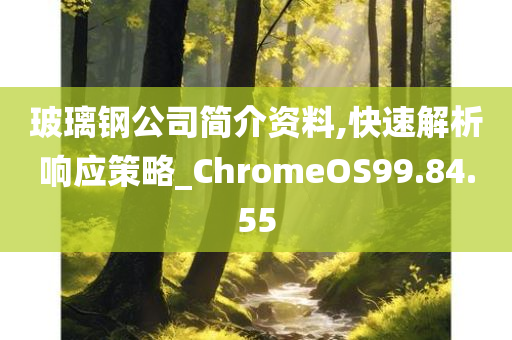 玻璃钢公司简介资料,快速解析响应策略_ChromeOS99.84.55