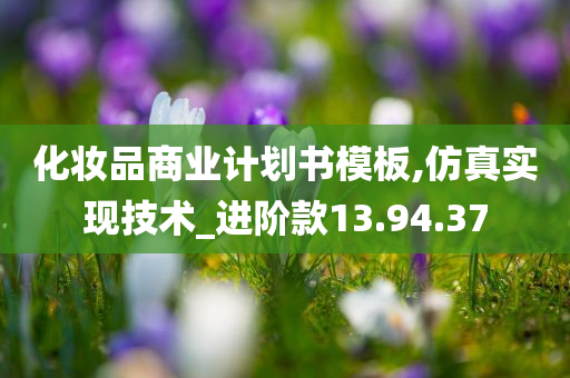 化妆品商业计划书模板,仿真实现技术_进阶款13.94.37