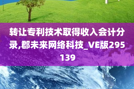 转让专利技术取得收入会计分录,郡未来网络科技_VE版295139