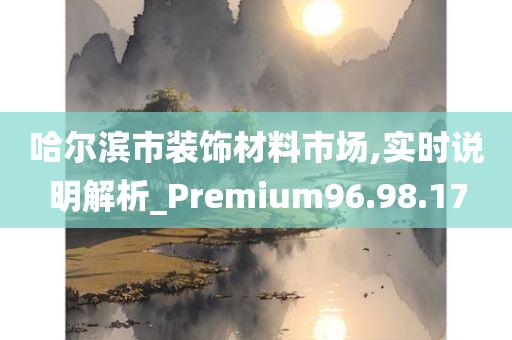 哈尔滨市装饰材料市场,实时说明解析_Premium96.98.17