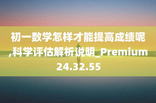 初一数学怎样才能提高成绩呢,科学评估解析说明_Premium24.32.55