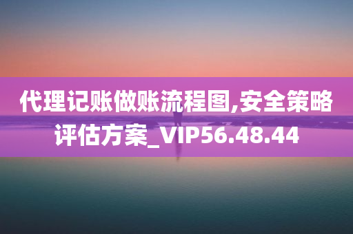 代理记账做账流程图,安全策略评估方案_VIP56.48.44