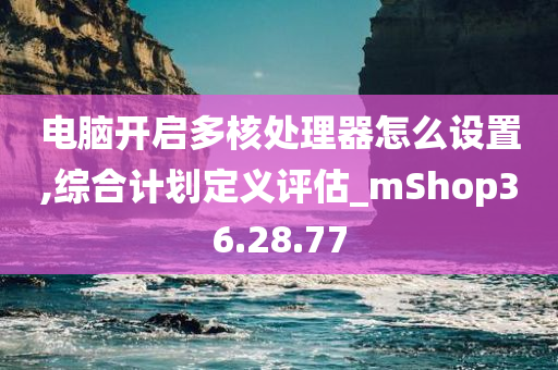 电脑开启多核处理器怎么设置,综合计划定义评估_mShop36.28.77