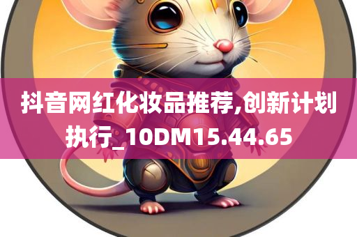 抖音网红化妆品推荐,创新计划执行_10DM15.44.65