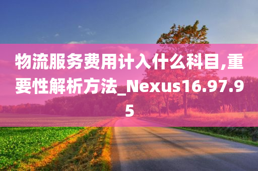 物流服务费用计入什么科目,重要性解析方法_Nexus16.97.95