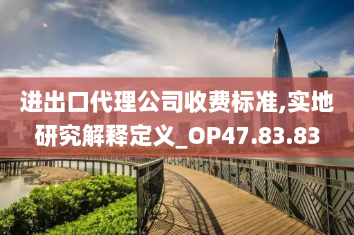 进出口代理公司收费标准,实地研究解释定义_OP47.83.83