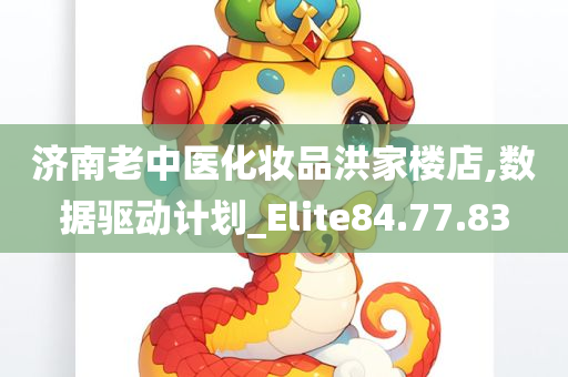 济南老中医化妆品洪家楼店,数据驱动计划_Elite84.77.83