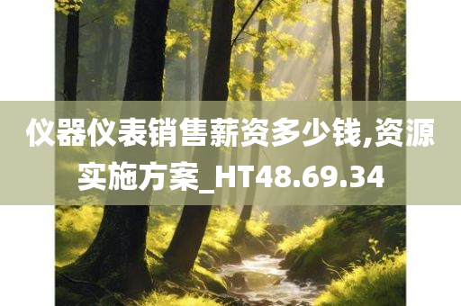 仪器仪表销售薪资多少钱,资源实施方案_HT48.69.34