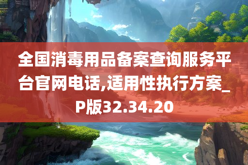 全国消毒用品备案查询服务平台官网电话,适用性执行方案_P版32.34.20