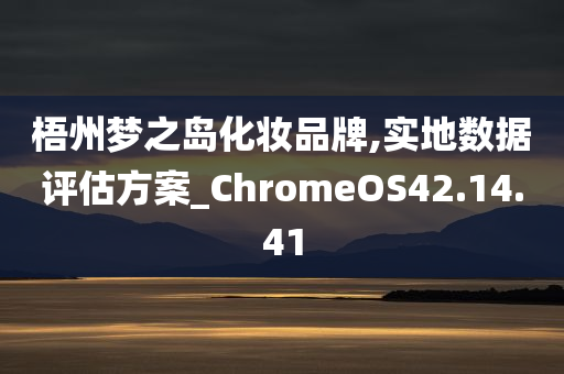 梧州梦之岛化妆品牌,实地数据评估方案_ChromeOS42.14.41