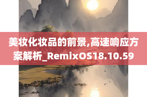 美妆化妆品的前景,高速响应方案解析_RemixOS18.10.59