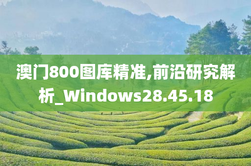 澳门800图库精准,前沿研究解析_Windows28.45.18