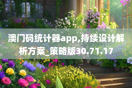 澳门码统计器app,持续设计解析方案_策略版30.71.17