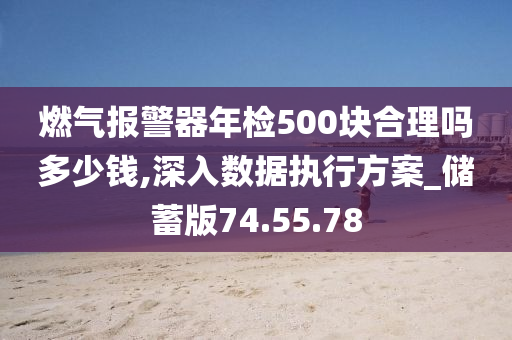 燃气报警器年检500块合理吗多少钱,深入数据执行方案_储蓄版74.55.78