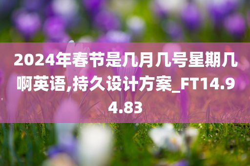 2024年春节是几月几号星期几啊英语,持久设计方案_FT14.94.83