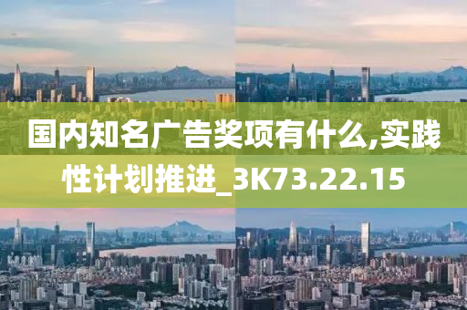 国内知名广告奖项有什么,实践性计划推进_3K73.22.15