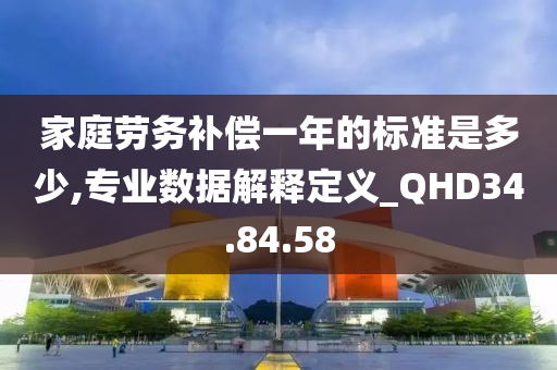 家庭劳务补偿一年的标准是多少,专业数据解释定义_QHD34.84.58