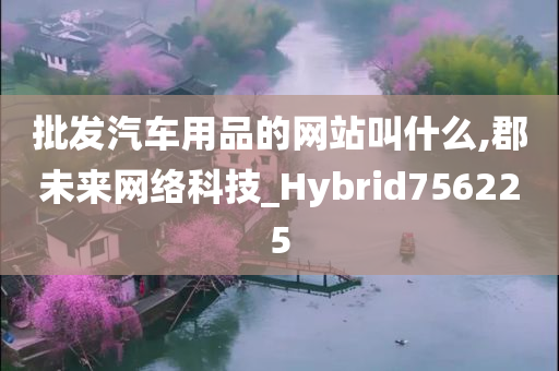 批发汽车用品的网站叫什么,郡未来网络科技_Hybrid756225