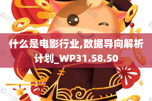 什么是电影行业,数据导向解析计划_WP31.58.50