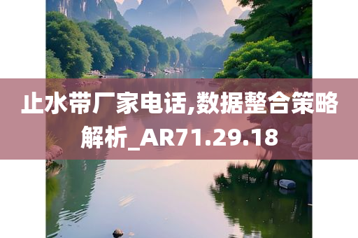 止水带厂家电话,数据整合策略解析_AR71.29.18