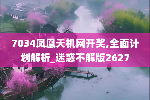 7034凤凰天机网开奖,全面计划解析_迷惑不解版2627