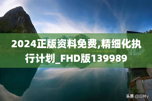 2024正版资料免费,精细化执行计划_FHD版139989