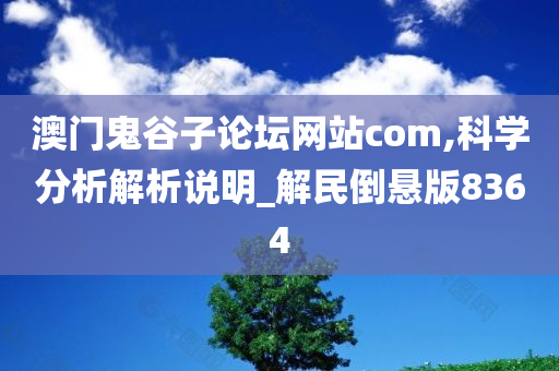 澳门鬼谷子论坛网站com,科学分析解析说明_解民倒悬版8364