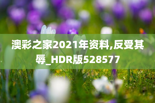 澳彩之家2021年资料,反受其辱_HDR版528577