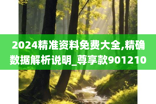 2024精准资料免费大全,精确数据解析说明_尊享款901210