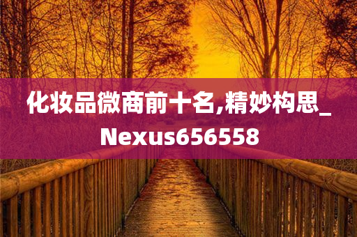 化妆品微商前十名,精妙构思_Nexus656558