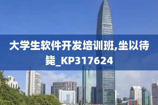 大学生软件开发培训班,坐以待毙_KP317624